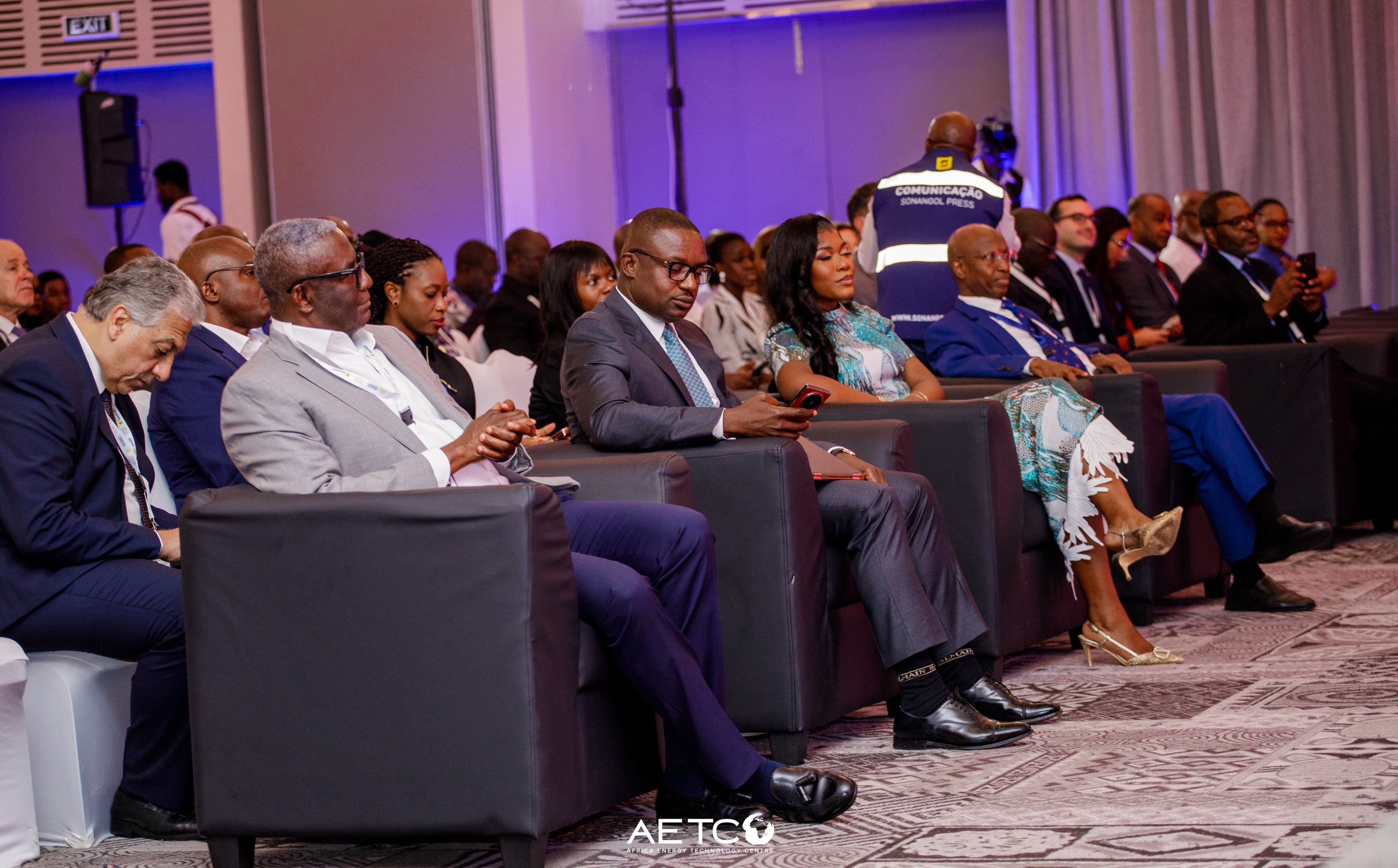 Media covering the event